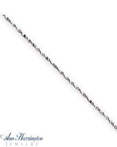14k White or Yellow Gold 1.2 mm Octagonal Snake Chain