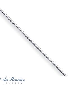 14k White or Yellow Gold 1.2 mm Box Chain