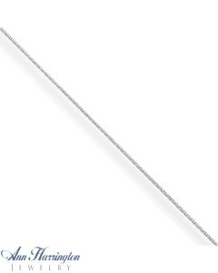 14k White or Yellow Gold .60 mm Solid Cable Chain