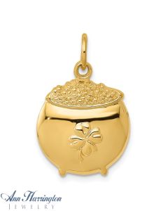 14k Pot of Gold Charm