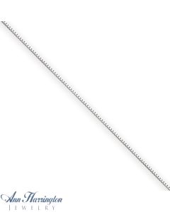 14k White or Yellow Gold .50 mm Box Chain