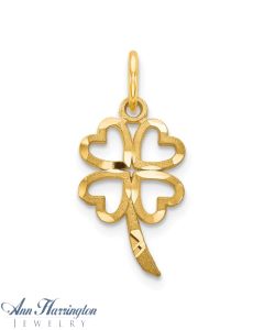 14k 4 Leaf Clover Charm