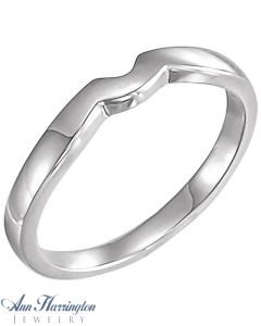 Platinum #3 Matching Band for Tulip Set Ring