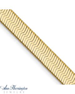14k Yellow Gold 5 mm Silky Herringbone Chain