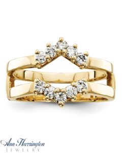 14k Yellow Gold 1/4 ct tw Diamond Ring Guard, 821411