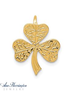 14k Shamrock Chain Slides
