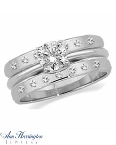 14k White, Yellow Gold or Platinum 1/4 ct tw Diamond Ring Guard