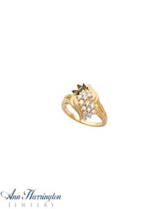 14k Yellow or White Gold Marquise Ring Setting