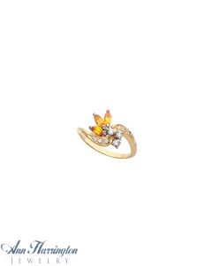 14k Yellow or White Gold Marquise Ring Setting
