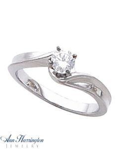 14k White or Yellow Gold Ring Mounting