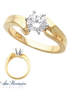 14k Yellow or White Gold Ring Mounting