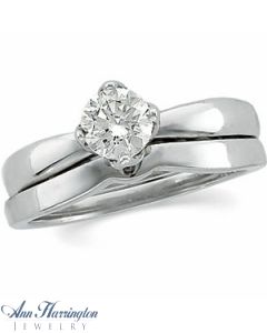 Platinum 3.7-10 mm Round Tulipset Ring Setting, A50100P