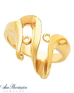 14k Yellow or White Gold Ring Mounting