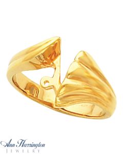 14k Yellow or White Gold Ring Mounting