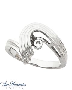 14k White or Yellow Gold Ring Mounting