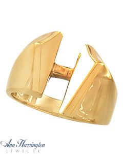 14k Yellow or White Gold Ring Mounting