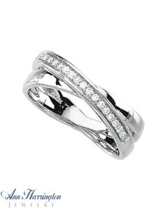 14k White or Yellow Gold 1/6 ct tw Diamond Ring