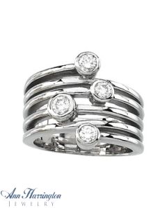 14k White or Yellow Gold 5/8 ct tw Diamond Right Hand Ring