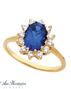 14k Yellow or White Gold 8x6 mm Oval Ring Setting