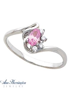 14k White or Yellow Gold 5x3 mm Oval Ring Setting