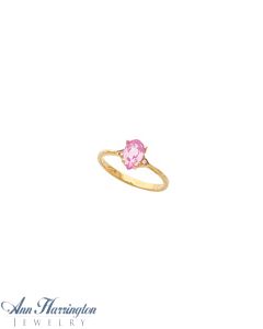 14k Yellow or White Gold Pear Shape Ring Setting