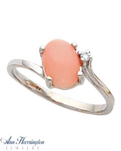 14k White or Yellow Gold 8x6 mm Oval Ring Setting