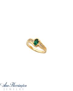 14k Yellow or White Gold 6x4 mm Oval Ring Setting