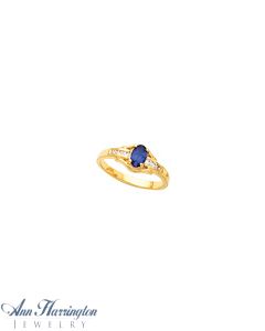 14k Yellow Gold 6x4 mm Oval Ring Setting