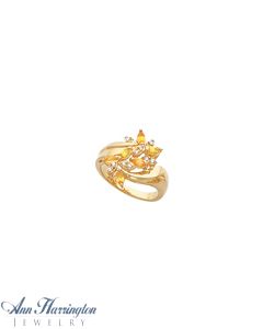 14k Yellow or White Gold Marquise Ring Setting