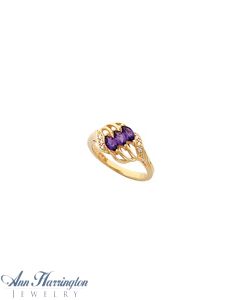 14k Yellow or White Gold Marquise Ring Setting