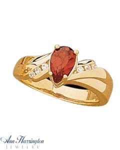 14k Yellow or White Gold 8x5 mm Pear Shape Ring Setting