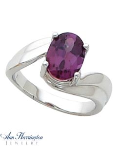 14k White or Yellow Gold 8x6 and 9x7 mm Oval Ring Setting