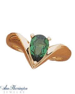 14k Yellow or White Gold 9x6 m Pear Shape Ring Setting