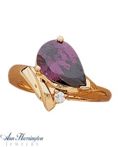 14k Yellow or White Gold 12x8 mm Pear Shape Ring Setting