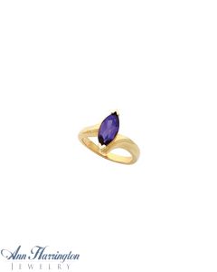 14k Yellow or White Gold 12x6 mm Marquise Ring Setting