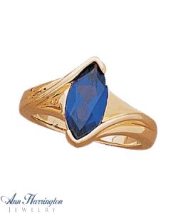14k Yellow or White Gold 12x6 mm Marquise Ring Setting