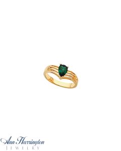 14k Yellow or White Gold Pear Shape Ring Setting