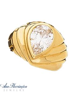 14k Yellow or White Gold 10x7 mm Pear Shape Ring Setting