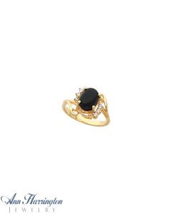14k Yellow or White Gold 9x7 mm Oval Cabochon or Faceted Ring Setting