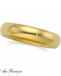 14k Yellow or White Gold 2, 3, 4, 5, 6 , 7 & 8 mm Men's Heavy Comfort Fit Classic Wedding Band