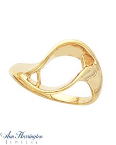 14k Yellow or White Gold Ring Mounting