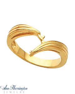 14k Yellow or White Gold Ring Mounting