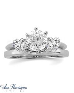 10k or 14k White, Yellow, Rose Gold or Platinum 1/2 ct tw Diamond Hearts Bridal Ring Wrap