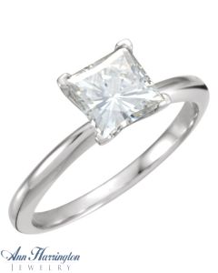 Platinum Princess Solitaire Ring 3.5x3.5-8x8 mm Setting, A5720043