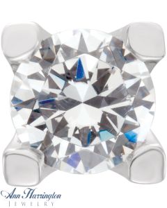14k White or Yellow Gold Round Head, B0914