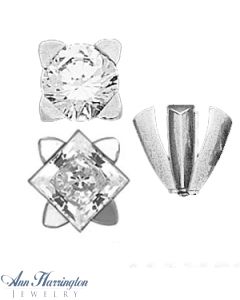 14k White or Yellow Gold Head