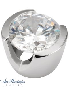14k White or Yellow Gold Semi Bezel Head, B1001