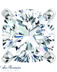  This 14k White, Yellow or Rose Gold Cushion 4 Prong Peg Head can be added to our Ring Mountings and Semi Mountings.  The center diamond is sold separately.  Please call or email to get a quote for a different size, metal, stone etc WYSIWYG Editor	