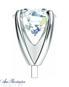 Platinum 5.2 mm Round Tall 4 Prong Peg Head 