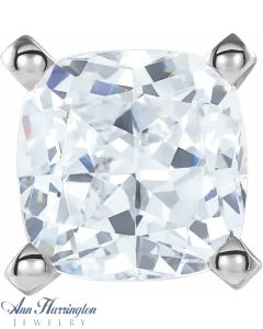 Platinum 6x6 mm Cushion 4 Prong Peg Head